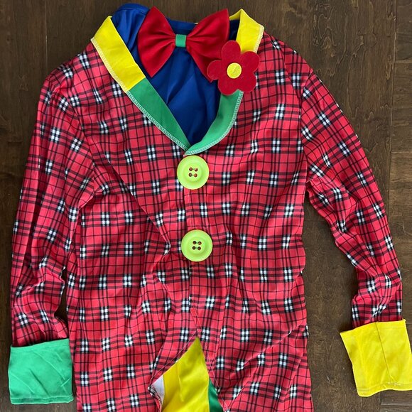 Kids Size Large Clown Costume (Age 10-12) - Picture 4 of 9